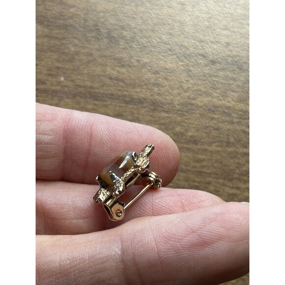 Vintage Lapel PINS Brooch Mouse Moving Tail Faux Pearl Heart Arrow Turtl… - Picture 4 of 7